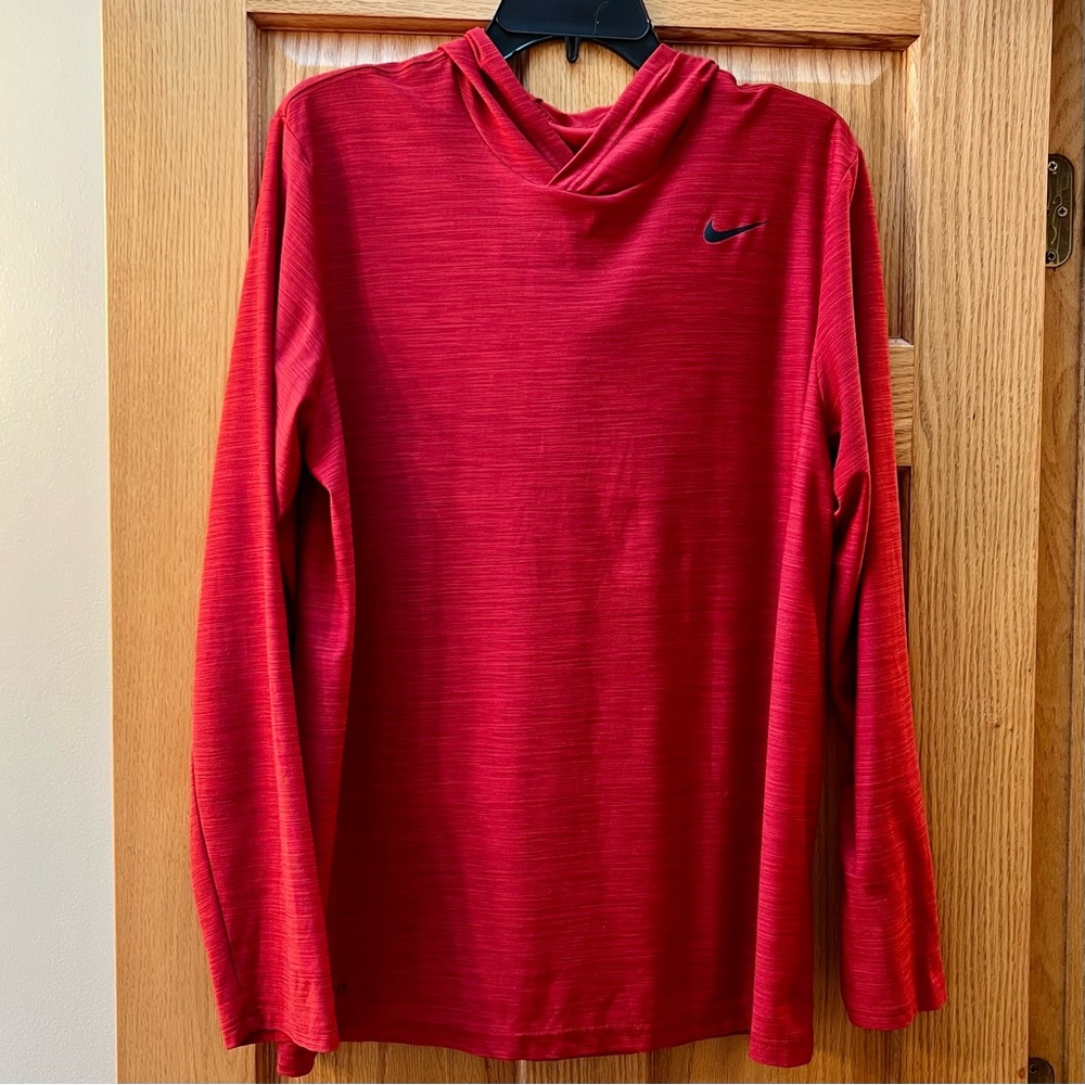 Nike Dry-fit Lightweight Hooded Pullover- Sz L